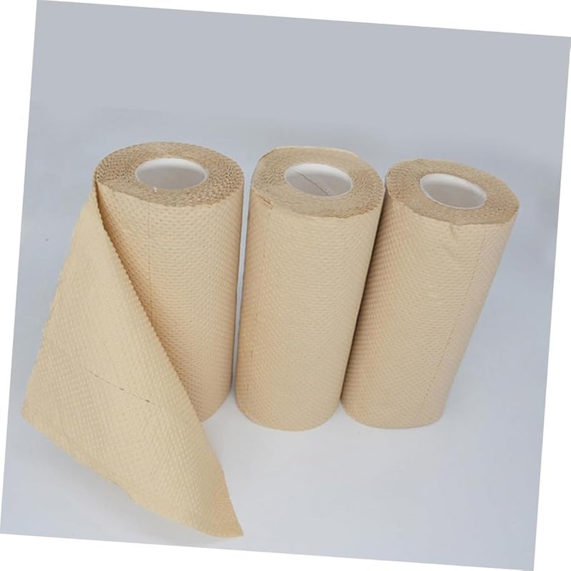 FRCOLOR مناشف ورقية صديقة للبيئة تمتص الزيت 2 لفة مناديل مطبخ سميكة لإزالة الشحوم - Image 4